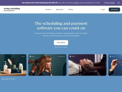 Acuity Scheduling 在线预约管理平台