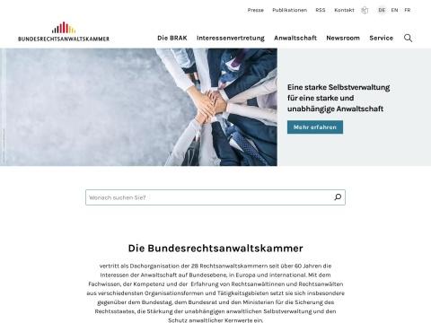 德国联邦律师协会官网 - 律师行业的国家代表机构