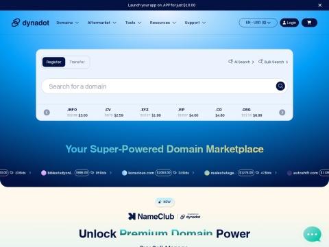 Dynadot（域名注册与管理平台）