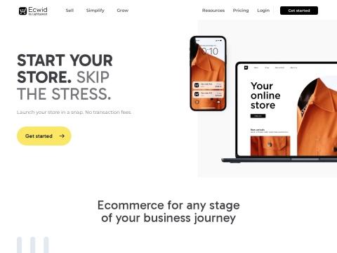 Ecwid：美国零代码电商建站平台，一键把网店装进任何网站
