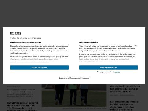 EL PAÍS西班牙全球新闻门户：实时政治经济文化资讯