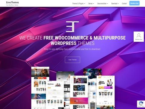 EnvoThemes：免费WooCommerce和多功能WordPress主题的首选