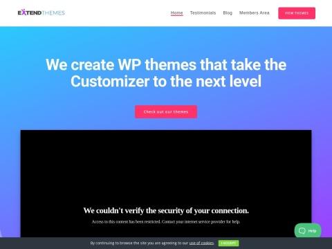 Extend Themes - 美国专业拖拽式WordPress主题开发商，打造惊艳网站