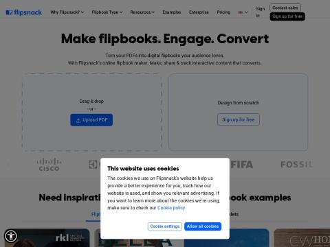 Flipsnack：罗马尼亚在线制作交互式翻页书的领先平台