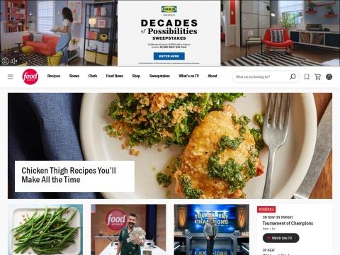 Food Network - 美食内容与食谱宝库