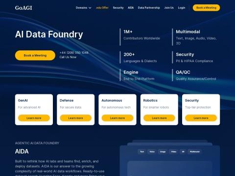 GoAGI AI 数据与模型支持平台