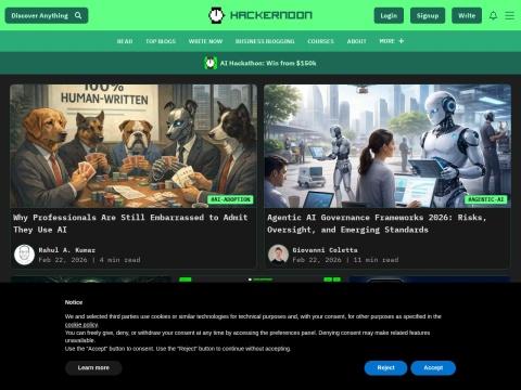 HackerNoon（技术写作与科技社区平台）