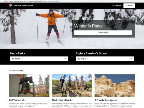 NPS.gov：美国国家公园服务官方网站 - 探索自然与历史的权威门户