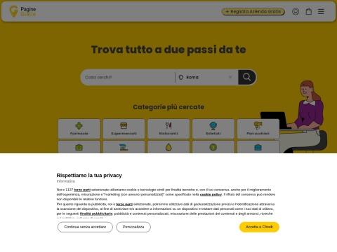 PagineGialle.it - 意大利商业黄页与本地服务搜索平台