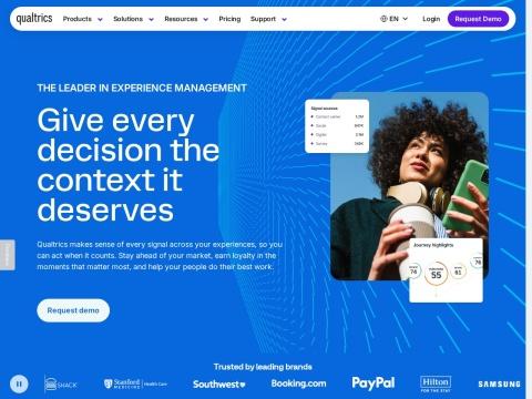 Qualtrics XM：美国领先的体验管理软件平台与AI解决方案