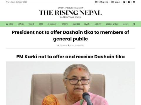 The Rising Nepal