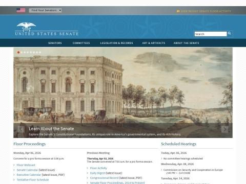 美国参议院官网(senate.gov) - 了解美国立法机构与民主进程的权威平台