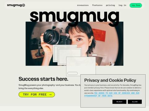 SmugMug - 美国专业照片存储、展示与销售平台