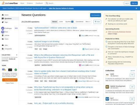 Stack Overflow（程序员问答平台）