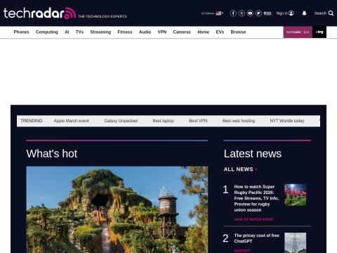 TechRadar | 美国权威科技媒体与产品评测平台