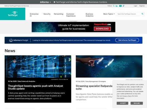 TechTarget - 美国权威IT技术资讯平台与企业级技术决策支持网络