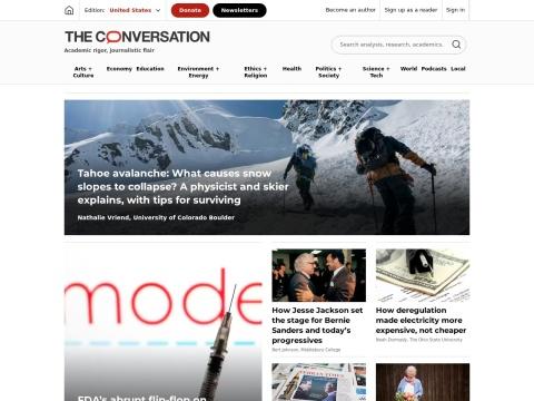 The Conversation：全球学者深度解析时事与科研的权威平台