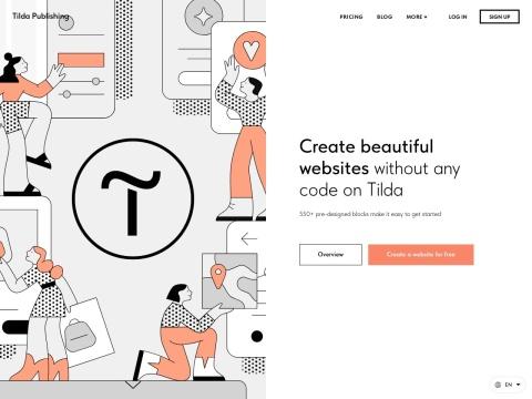 Tilda网站构建器：俄罗斯零代码建站解决方案