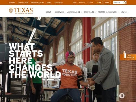 德克萨斯大学奥斯汀分校官网 - 美国顶尖公立研究型大学