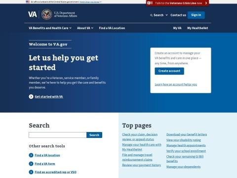 VA.gov官网介绍：美国退伍军人事务部一站式福利与医疗服务平台