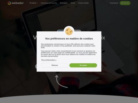 Webador.fr：法国AI建站平台，2026年免费域名+专业网站轻松创建