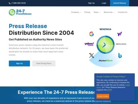 24-7 Press Release Newswire