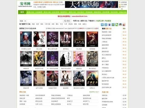 宝书网（TXT电子书下载平台）