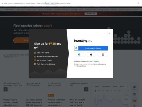 Investing.com｜全球金融市场数据与分析平台