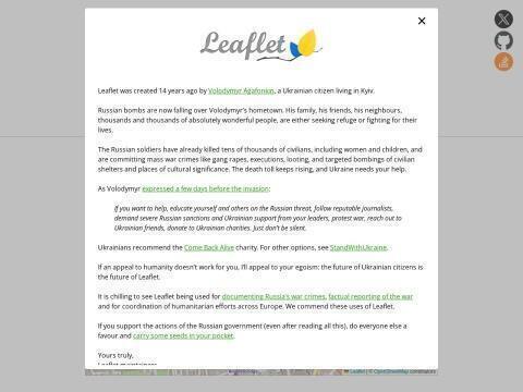 Leaflet.js（轻量级开源交互式地图库）