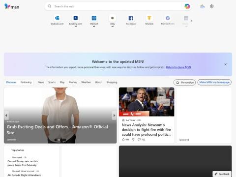 MSN 微软综合资讯门户