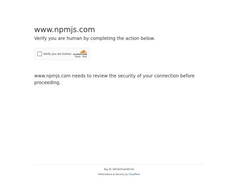 npmjs 包管理平台（npm）
