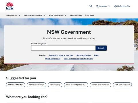 新南威尔士州政府（NSW Government）