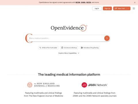 Open Evidence（AI驱动的循证医学与临床决策平台）