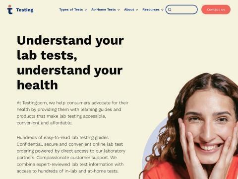 Testing.com（实验室检测在线平台）